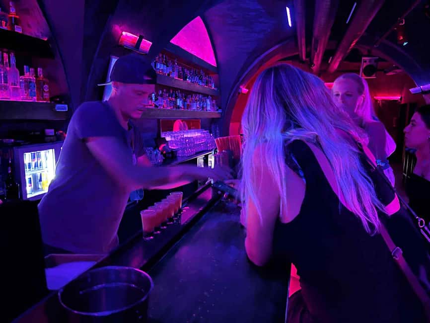 Prague: Pub Crawl with Shots & Entrance to Rooftop Club - Bar Stops With Drink Discounts, Shots, and Games That Actually Work