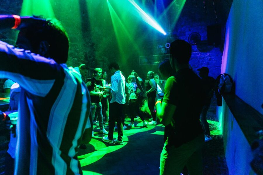 Prague: Pub Crawl with Unlimited Drinks & 5-floor Club Entry - Ending at Karlovy Lazne: five floors, VIP entry, and the wow factor