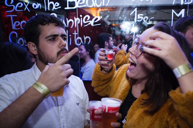 Prague Pub Crawl with Unlimited Drinks & 5 story club Entry - The shot stops between big venues