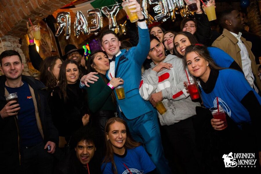 Prague: Pub Crawl with Unlimited Drinks, Bars & Club Entry - Meeting at Drunken Monkey, the easy start to a long night