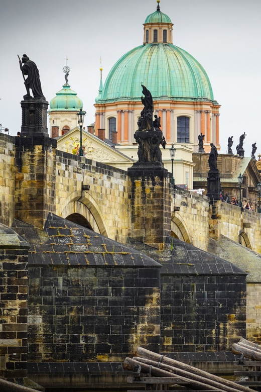 Prague: River Cruise, Charles Bridge Museum, & Walking Tour - Language setup: English guide on land, audio on the water