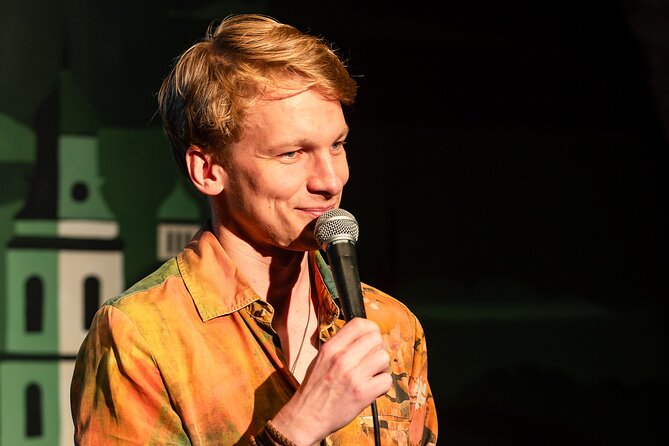 Prague's Famous Stand Up Comedy Show in English - Getting there near Prague Castle and Charles Bridge, no pickup needed