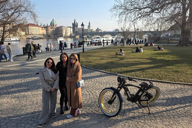 Prague's Highlights & Viewpoints, Sightseeing on Ebike - Letna Park, the Metronome, and 5-bridge viewpoint angles