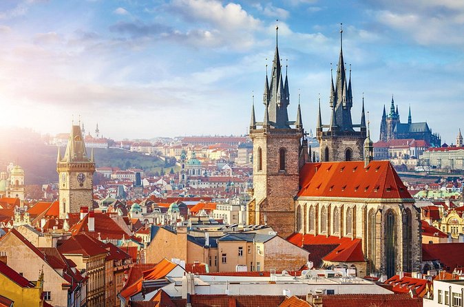 Prague Scavenger Hunt and Highlights Self Guided Audio Tour - Stop-by-stop: Holy Trinity Column, St Vitus Cathedral, and Prague Castle