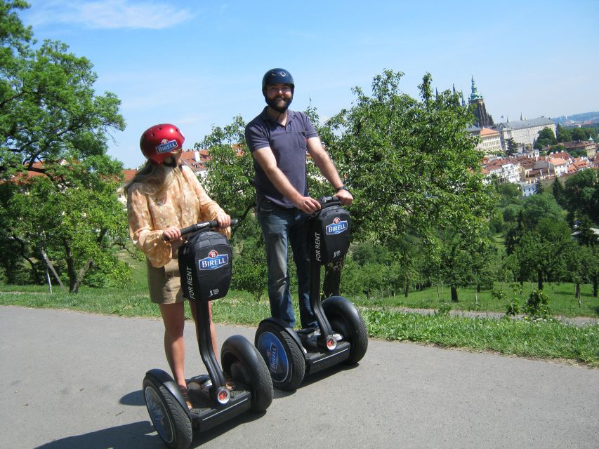 Prague: Segway Sightseeing Live-Guided Tour - Břevnov Monastery and Brewery Stop, Including Beer Moments
