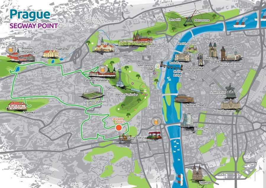 Prague Segway Tour with Oldest Monasteries and Free Taxi - Riding the Parks of District 6: Comfortable, Calm, and Surprisingly Local