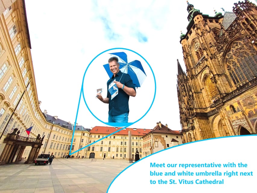 Prague: Skip-the-line Castle Ticket and Optional AudioGuide - The smart way to start at Prague Castle, at the St. Vitus meeting point
