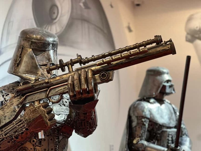Prague: Steel Art Museum Entry Ticket - The 2nd floor spread: over 1500m2 of sculptures you can actually get close to