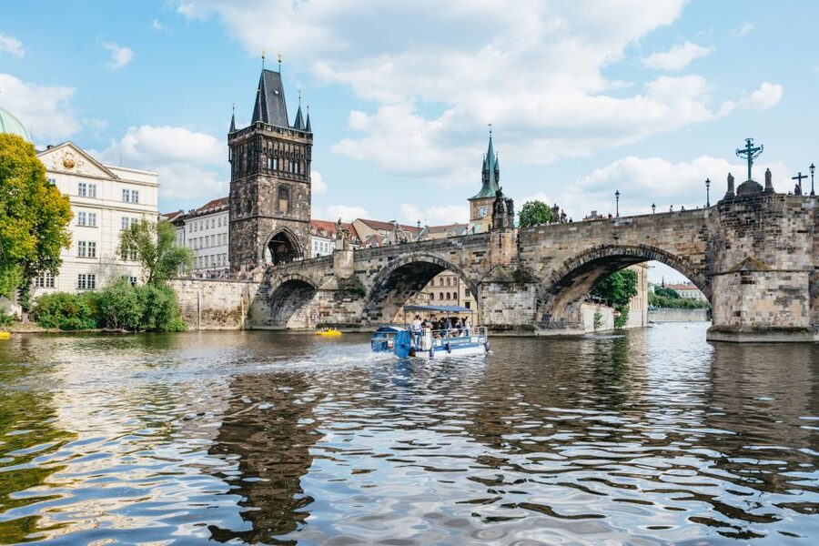Prague: Swimming Beer Bike on A Cycle Boat - Drinks, the Real Reason to Book: Budvar vs Prosecco vs Cider