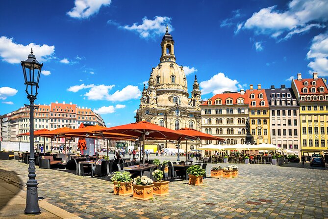 Prague to Dresden's Old Town, Zwinger & Frauenkirche by Car - Passing the big hitters: Sächsisches Ständehaus, the cathedral, and the castle grounds