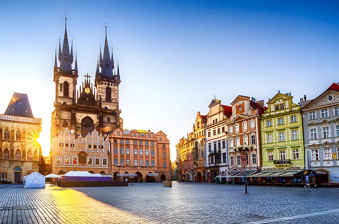 Prague to Full in Small Groups - Entering Our Lady before Týn and St. James: The Interior Bonus