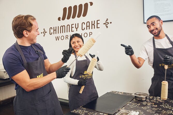 Prague: Traditional Chimney Cake (Trdelník) Making Workshop - The Rotating Oven Moment and Your Golden Finish
