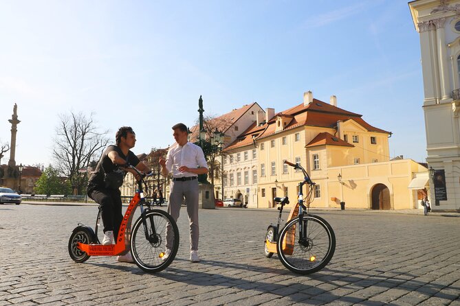 Prague Trike & e-Scooter Tour: Castle Viewpoints & Charles Bridge - Prague Castle viewpoints, no inside time, maximum photo payoff