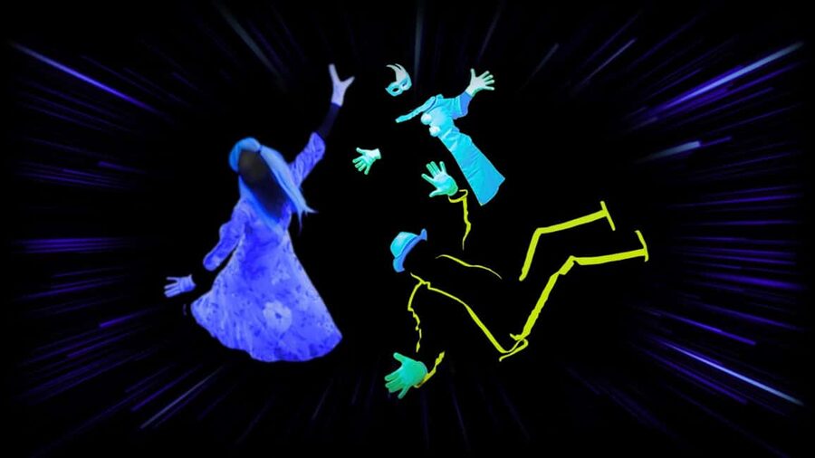 Prague: Underground Black Light Theatre Interactive Show - A 15th-century underground built for black light magic