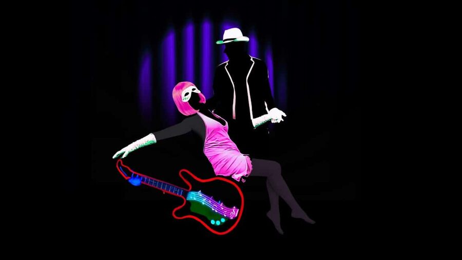 Prague: Underground Black Light Theatre Interactive Show - The non-verbal story: love, surprise, and a lot of precision
