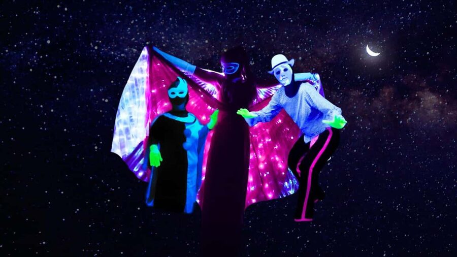 Prague: Underground Black Light Theatre Interactive Show - Interactive audience moments: fun, close, and not passive