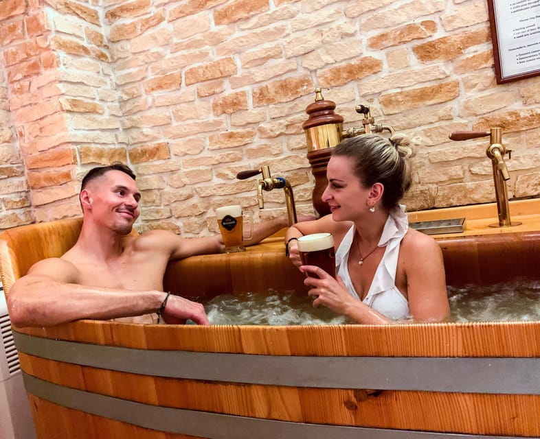Prague: Ungelt Bernard Beer Spa with Beer & Optional Massage - Your beer spa timeline: how the 1 to 1.5 hours usually feels