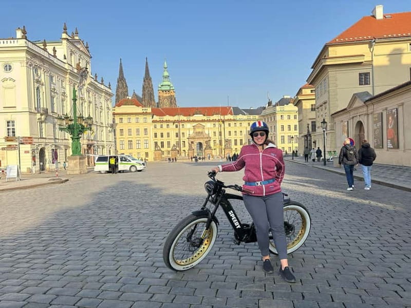 Prague Viewpoints & Historical Ebike Tour - Pařížská Street to Old Town Square: finish where Prague storybooks begin