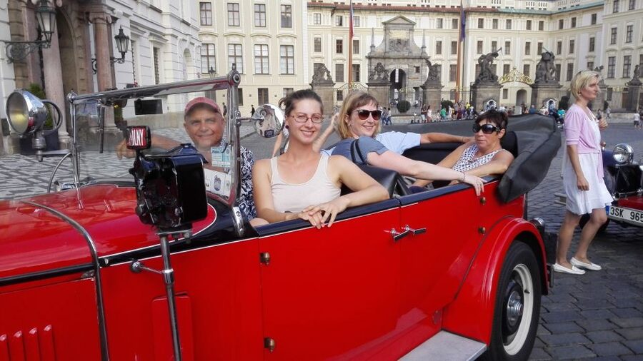 Prague: Vintage Car Ride and Walking Tour - Crossing Charles Bridge and Finishing at Old Town Square