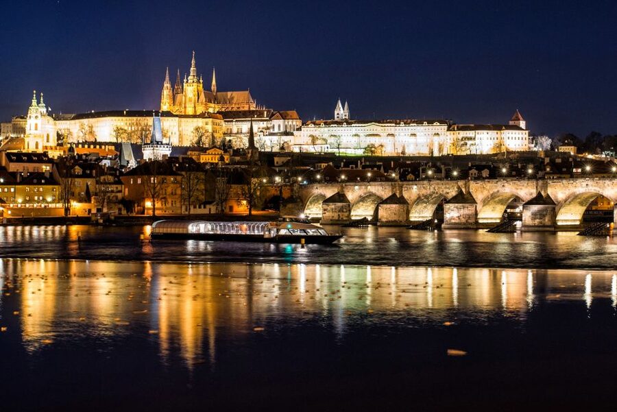 Prague: Vltava River Night Cruise with Buffet - Live music onboard: a vibe match, not just background noise
