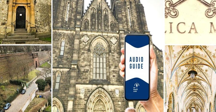 Prague: Vyšehrad Audio Guide with Optional Basilica Ticket - Your self-guided Vyšehrad Castle walk, how the route plays out