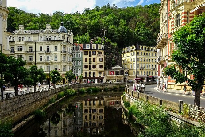 Private Daytrip from Prague to Karlovy Vary - Karlovy Vary city tour: springs, colonnades, Art Nouveau, and the Diana Tower