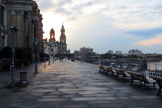 Private Dresden day trip from Prague by Mercedes van - Brühl’s Terrace to the Church of Our Lady: your first big view