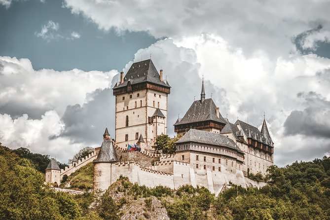 Private Karlstejn Castle luxury tour from Prague with Caves - Karlstejn Castle: Courtyards, the Holy Cross Chapel, and the Imperial Palace