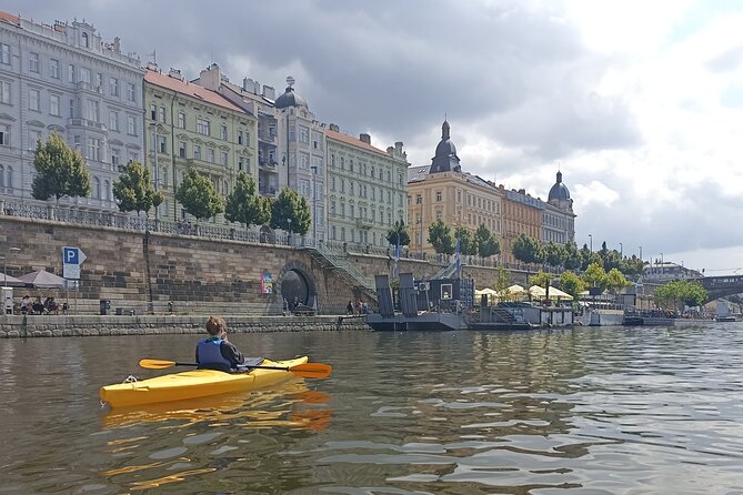 Private Kayak Tour in Prague - Stop 2, Emaus Monastery and a church you can spot easily