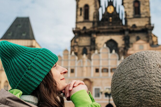 Private Photo Shoot in Prague Old Town - Church of Our Lady before Tyn, the Narrowest Street, and Urinating Sculptures