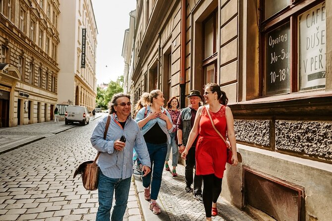 Private Prague City Highlights Tour with a Stop at a Czech Cafe - Lesser Town alleys and the Cinderella-linked church stop