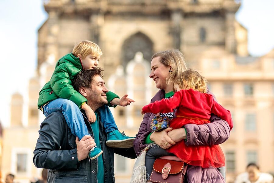 Private Prague Sunrise Photoshoot + Walking Tour - Walking tour stops: Old Town stories and iconic photo angles