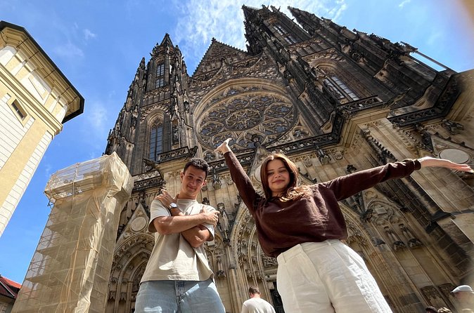 Private Prague Tour with Transfers and Local Tastings - Old Town Hall and the Astronomical Clock, plan for the hourly crowd