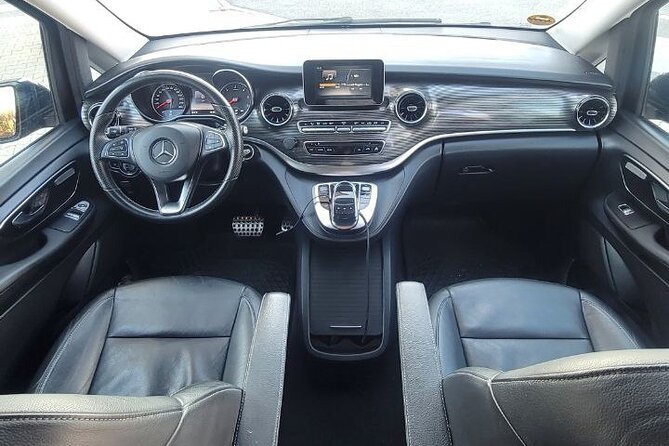 Private Transfer in Mercedes V-Class Minivan - Flight tracking and a greeting by name in the arrivals hall