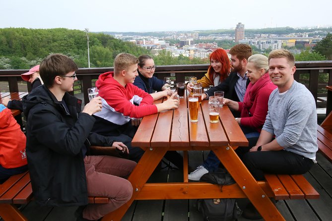 Ride a Bobsled in Prague - The hillside lunch and complimentary drink, with track views