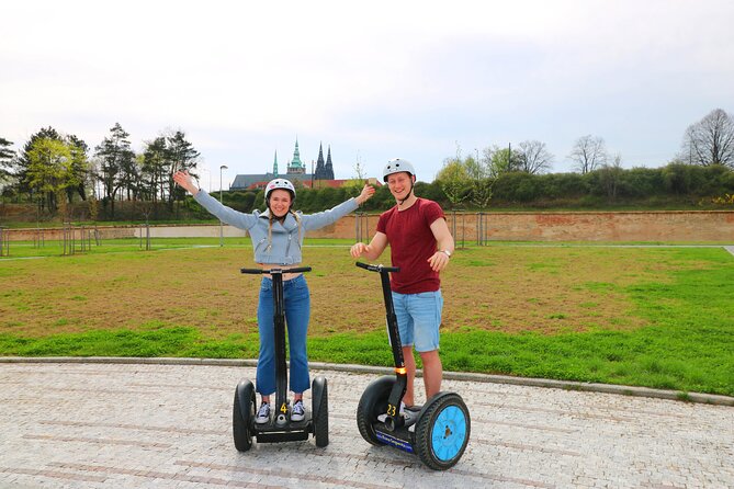 Segway Taster Experience in Prague - The route payoff: Castle area, the river, and Strahov viewpoints
