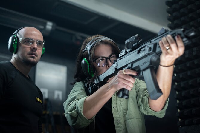 Shooting Range Prague - RANGER Prague - The firearms lineup: AK47, Glock, Dragunov, UZI and friends