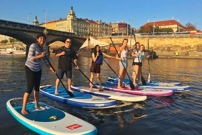 Stand-Up Paddleboarding on the Vltava River in Prague - Prague Castle Panorama From the Water: What You Really Get