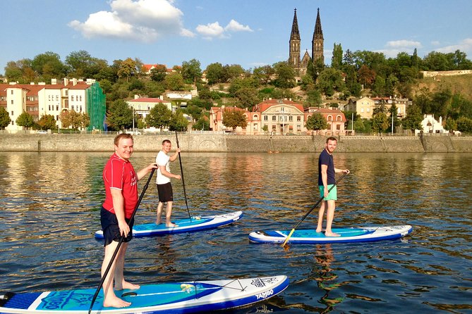 Stand-Up Paddleboarding on the Vltava River in Prague - The Guide Makes the Difference, Especially for Mixed Skill Levels