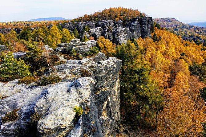 Terezin & Bohemian Switzerland from Prague: Bastei, Narnia & Café - The ride out of Prague: history facts, not filler
