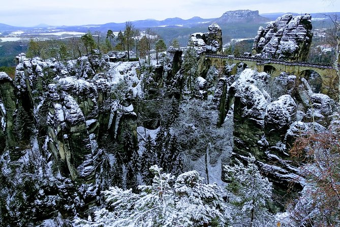 Terezin & Bohemian Switzerland from Prague: Bastei, Narnia & Café - Bastei Bridge: timing matters more than you think