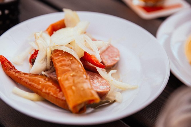 The 10 Tastings of Prague With Locals: Private Food Tour - Stop 3 at the Zizkov Television Tower: cheese braids and wine pairing