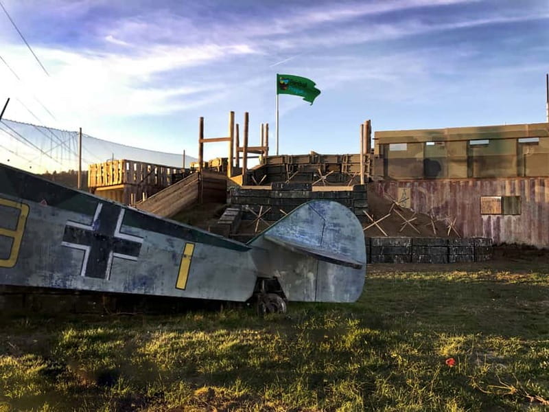 The Best Paintball Experience in Prague - Four Theme Fields: Nuclear Town, Military, Sport, and Vietnam