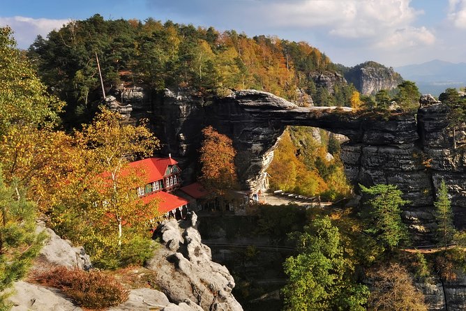 Top Full-Day Adventure: Bohemian & Saxon Switzerland from Prague - Hřensko lunch stop, a town under the cliffs