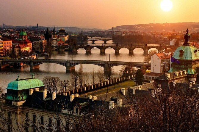 VIP Private Food Prague Tour by car: Food, drinks and boat - Coffee on a Boat: The Calm Middle of a 4-Hour Food Run