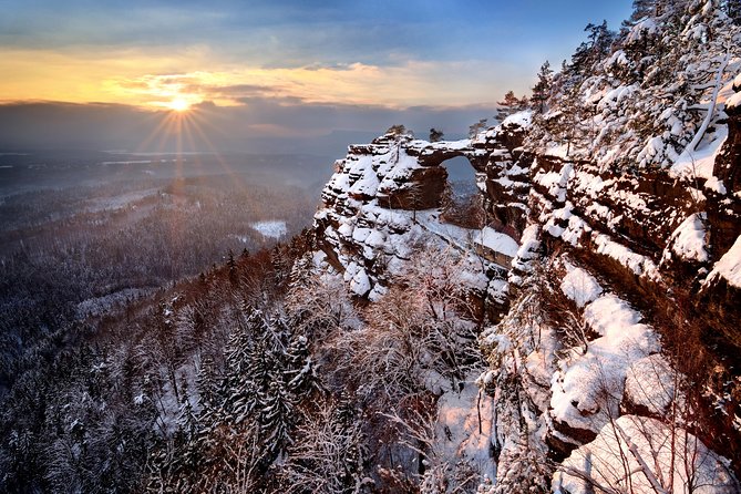 Winter Fairytale The BEST of Bohemian & Saxon Switzerland Hiking Tour - Pickup, Minivans, and a Schedule That Respects Your Time