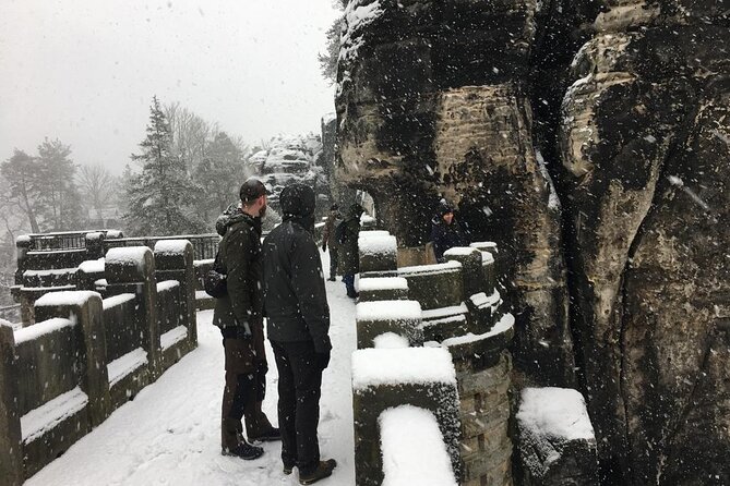 Winterland Tour to Bohemian and Saxon Switzerland from Prague - Winter Hiking Safety: Poles, Shoe Grips, and Ice Grips
